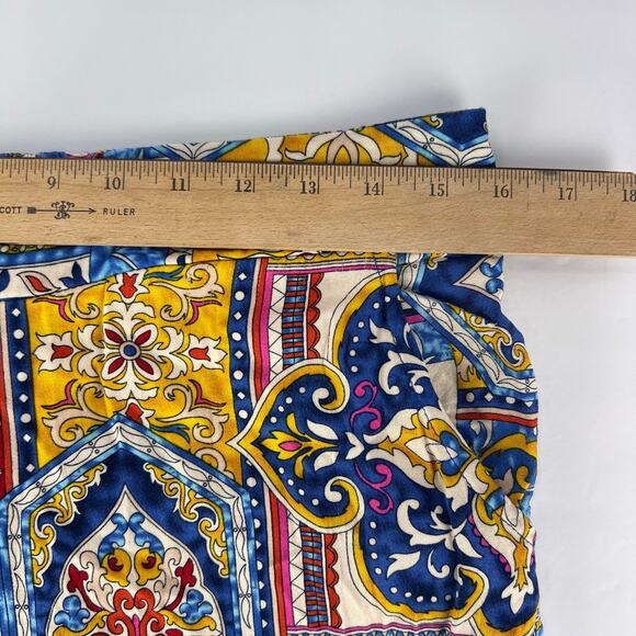 Haute Hippie Medium Wide leg pants boho resort flowy pattern beachwear lounge - Picture 8 of 10